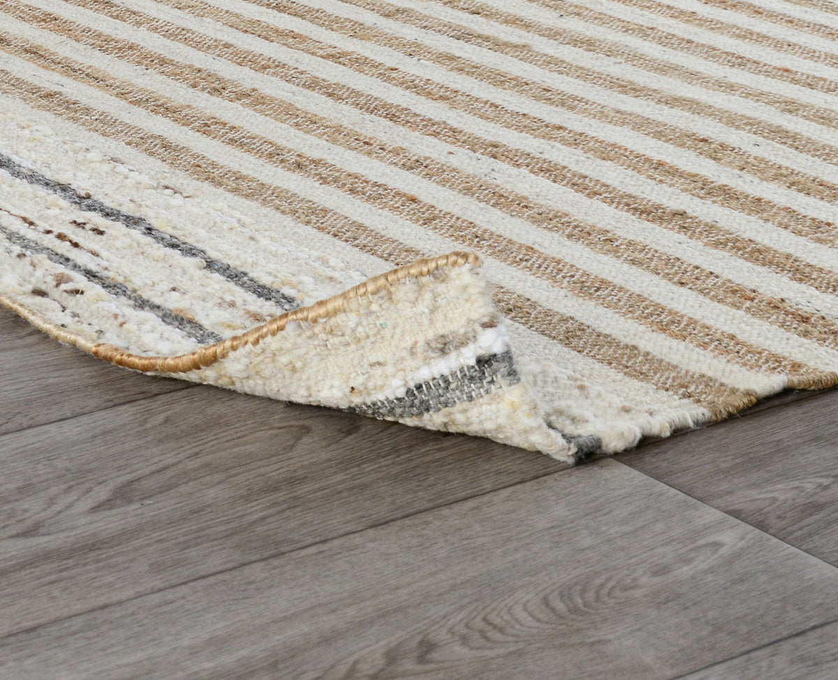 Pego Stripe Natural Multi Rug