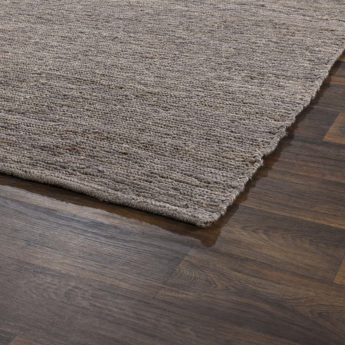 Soumak Jute Gray Rug by Classic Home