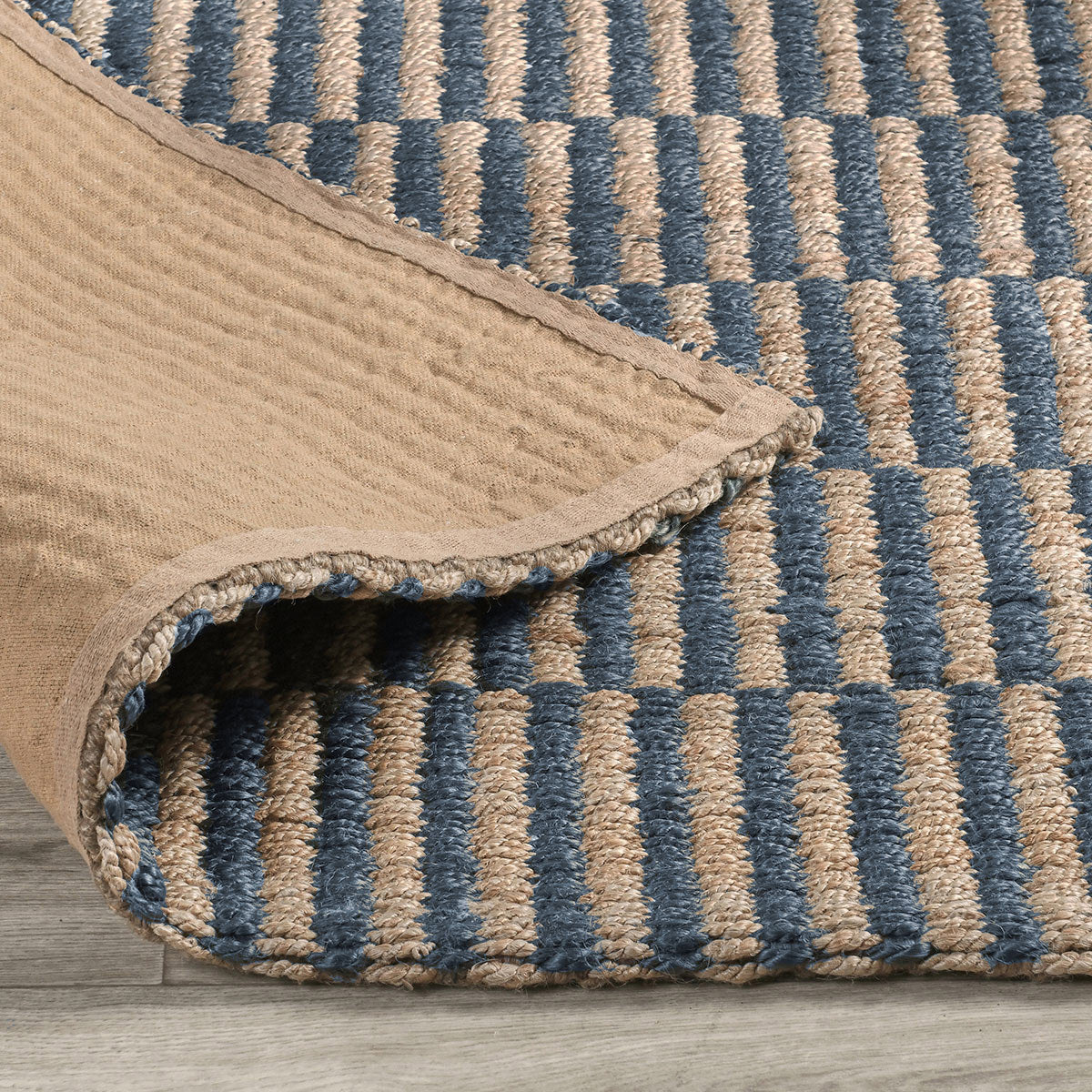 Monterey Jute Blue/Natural Rug by Classic Home