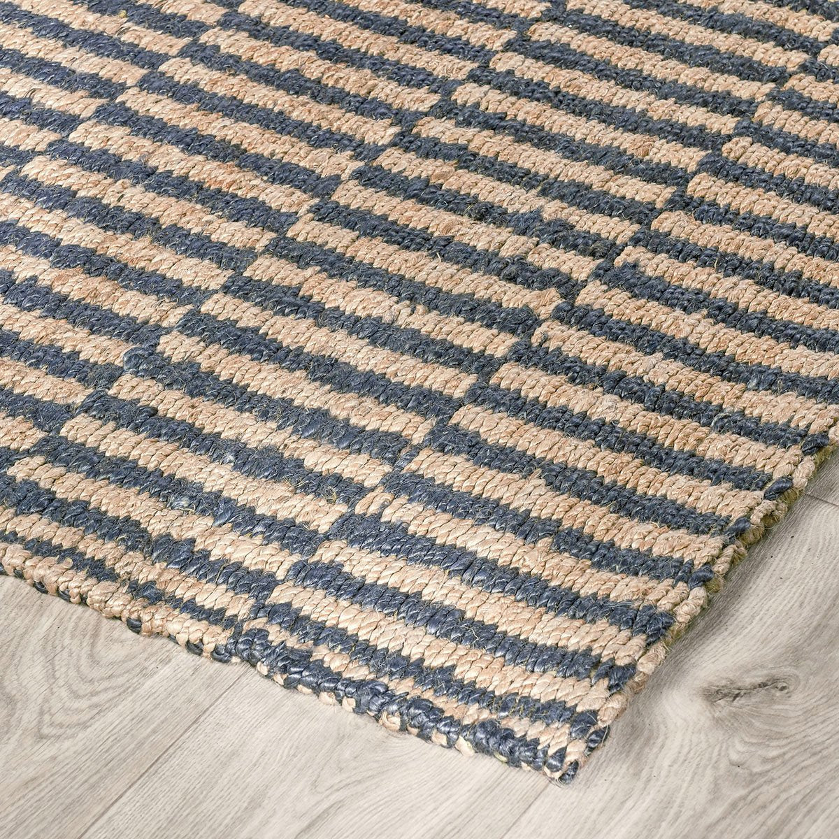 Monterey Jute Blue/Natural Rug by Classic Home