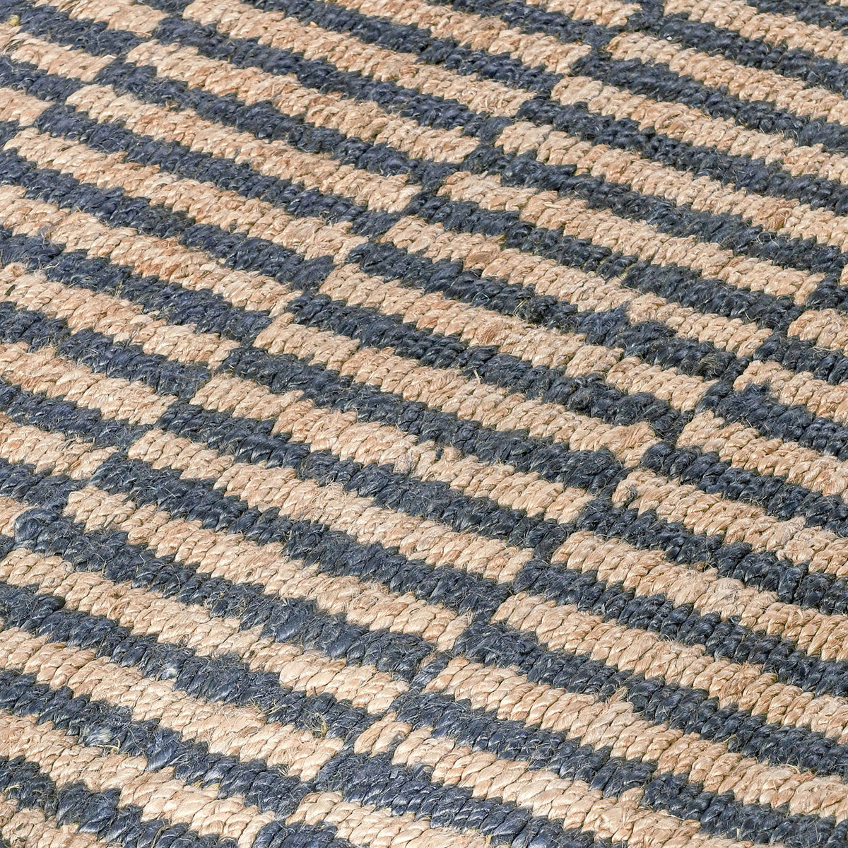 Monterey Jute Blue/Natural Rug by Classic Home