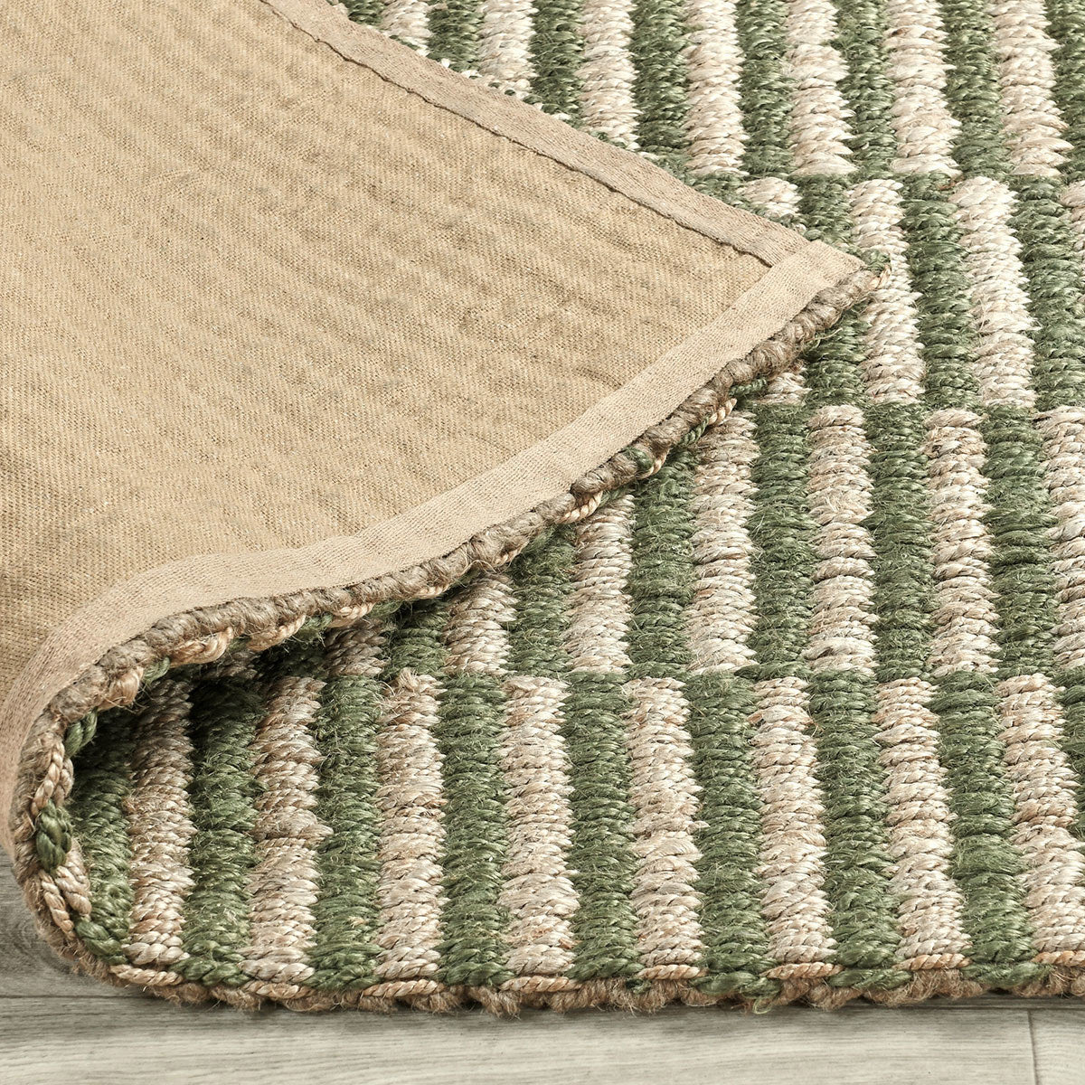 Monterey Jute Green/Natural Rug by Classic Home