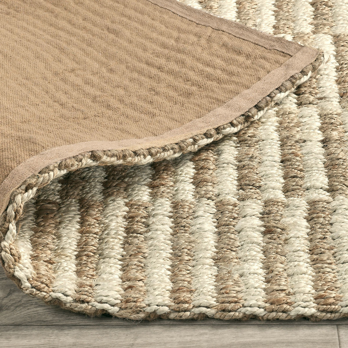Monterey Jute Ivory/Natural Rug by Classic Home