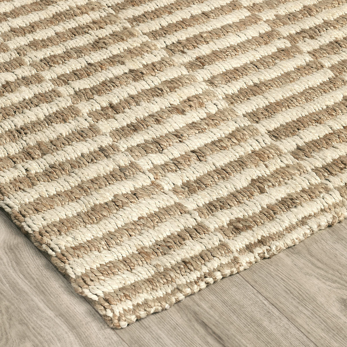 Monterey Jute Ivory/Natural Rug by Classic Home
