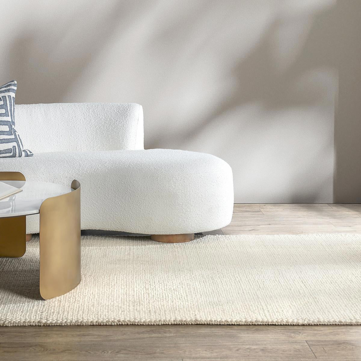 Cosi Wool/Jute Ivory Rug