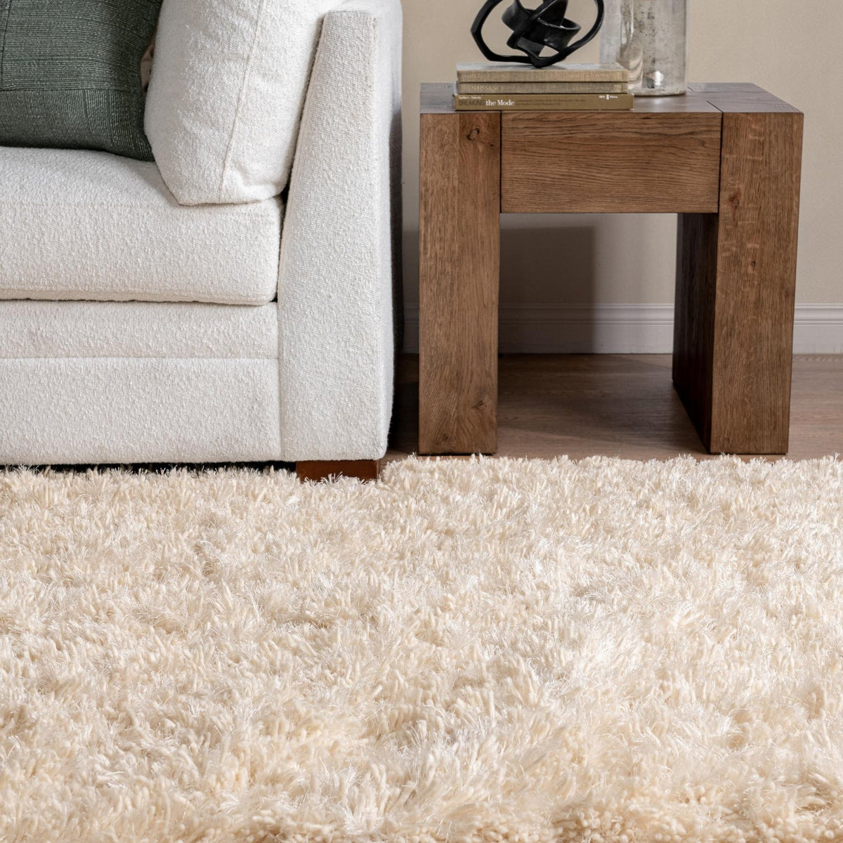 Surrey Shag Ivory Rug by Classic Home