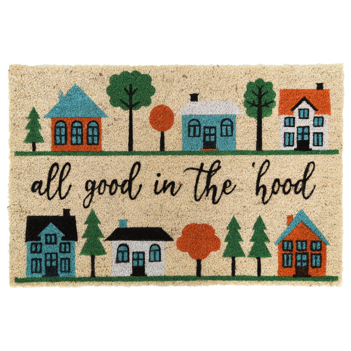 Scarlet Stenciled Doormat - Multi
