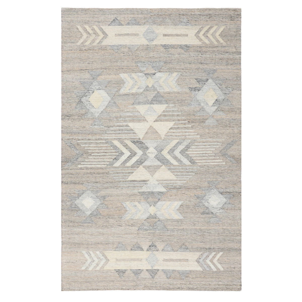 Indoor/Outdoor Caravan Rug - Gray Multi