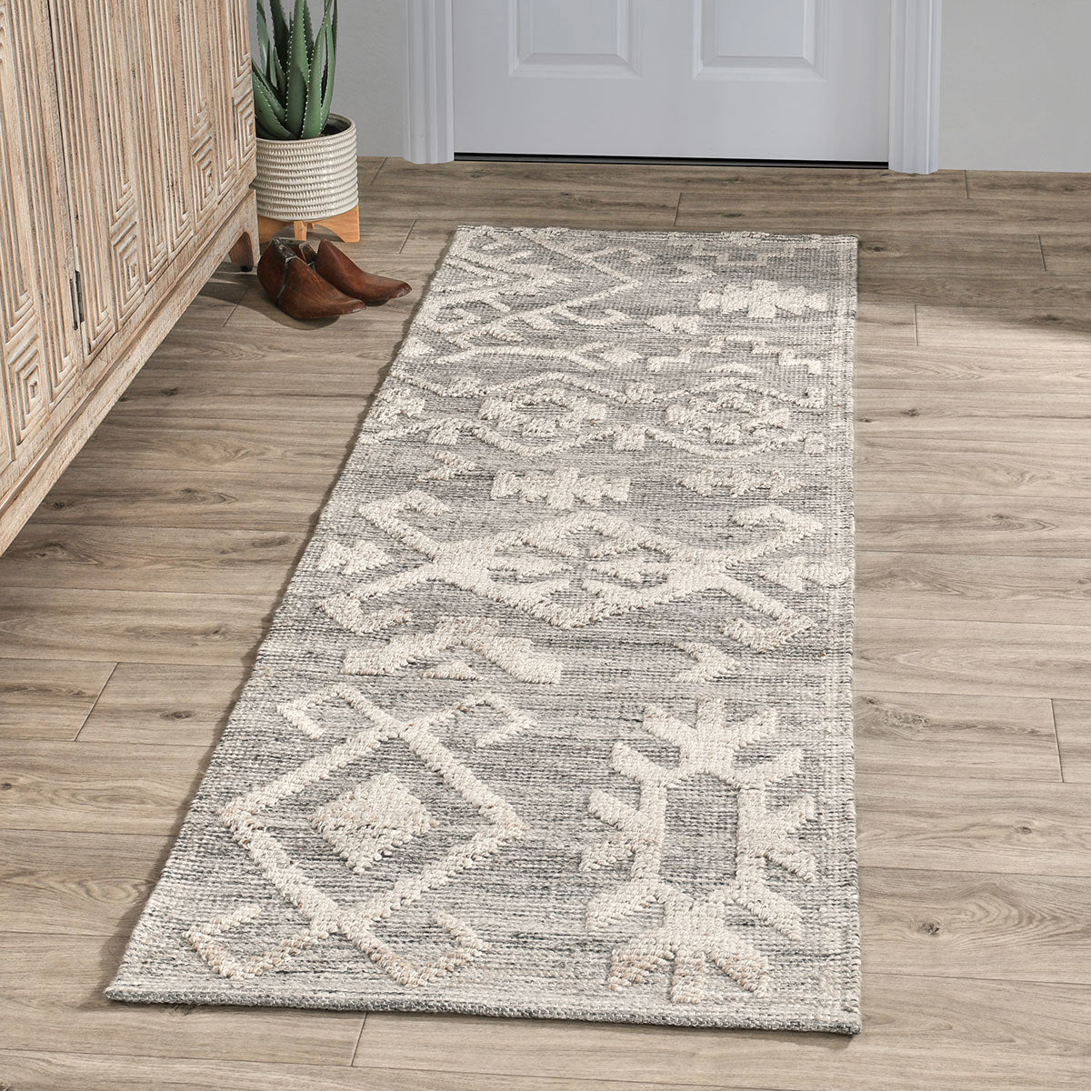 Indoor/Outdoor Tundra Rug - Gray Multi