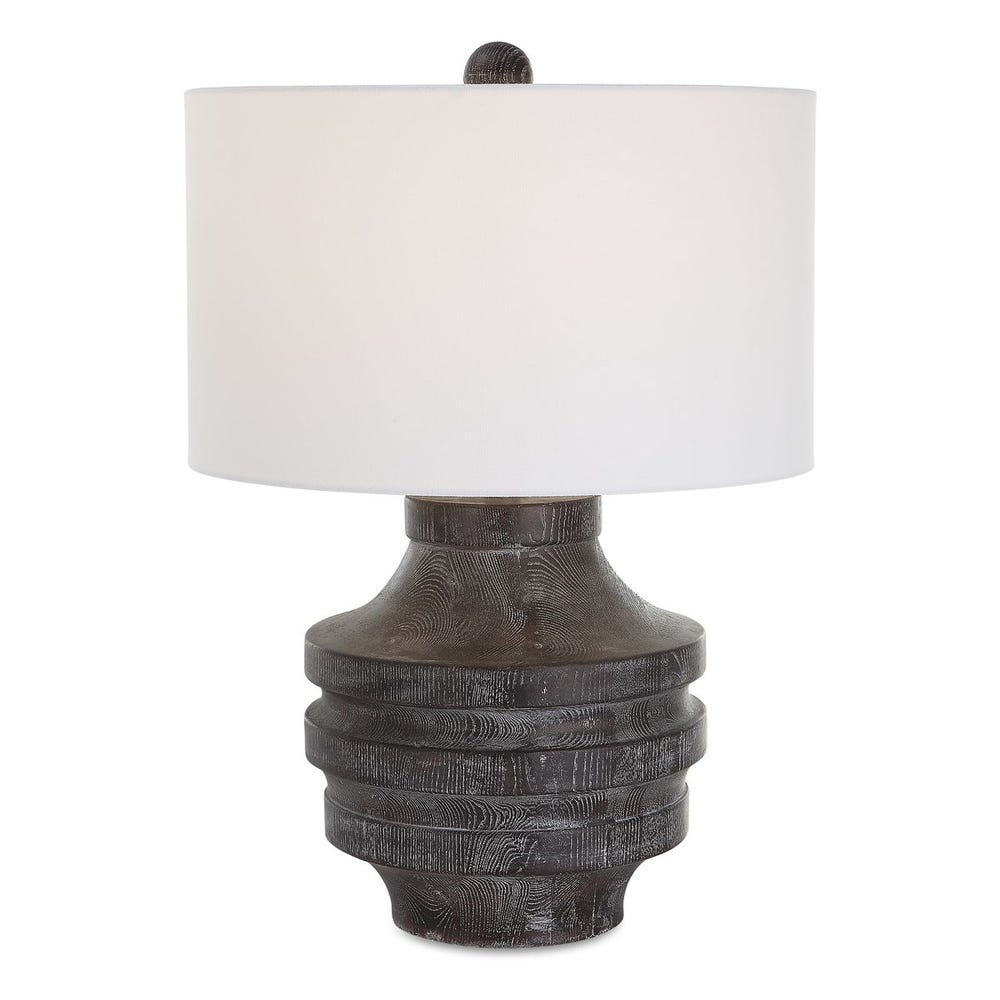 Uttermost Timber Carved Wood Table Lamp
