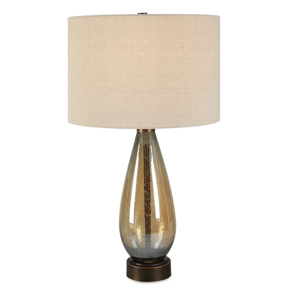 Uttermost Baltic Teardrop Glass Table Lamp