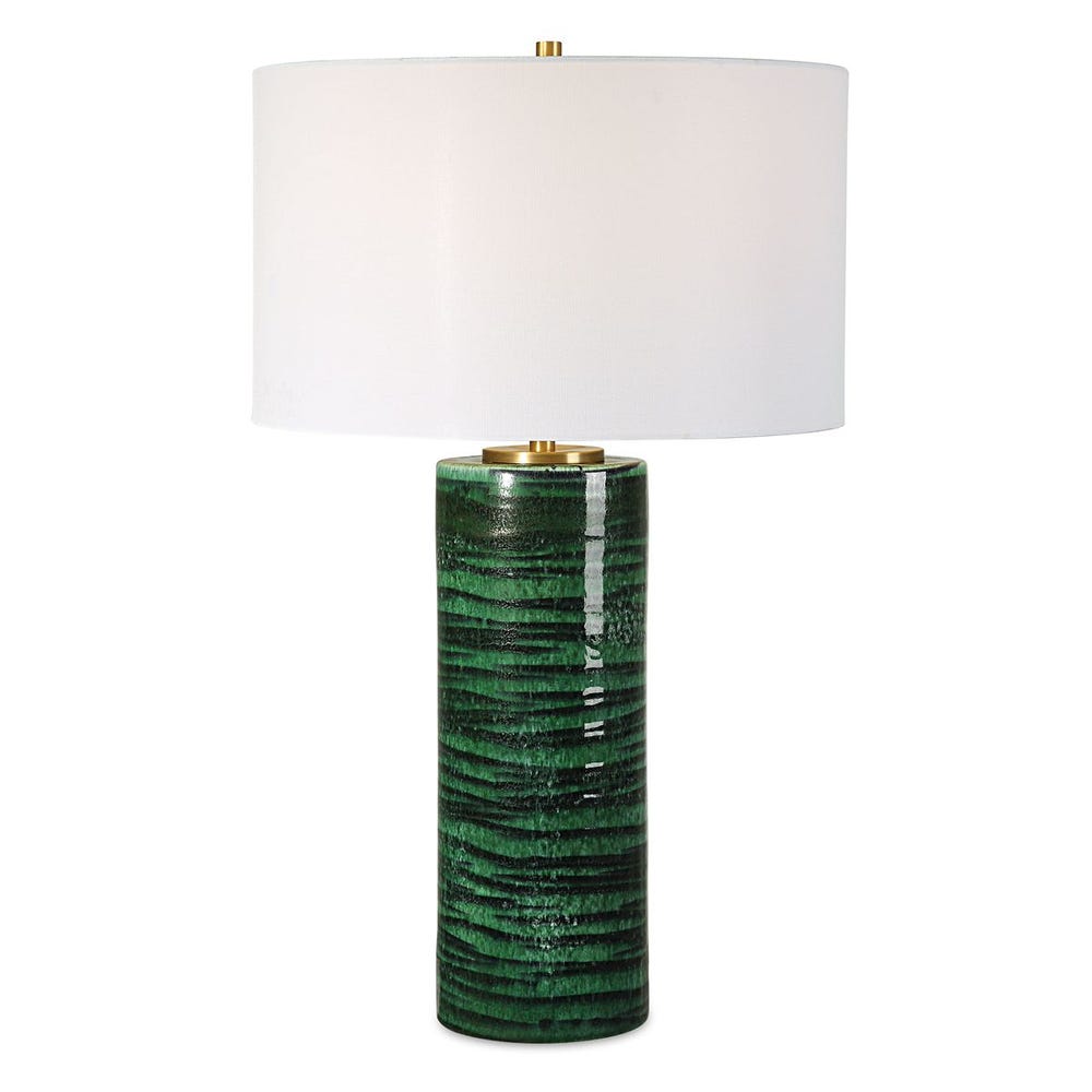 Uttermost Galeno Emerald Green Table Lamp
