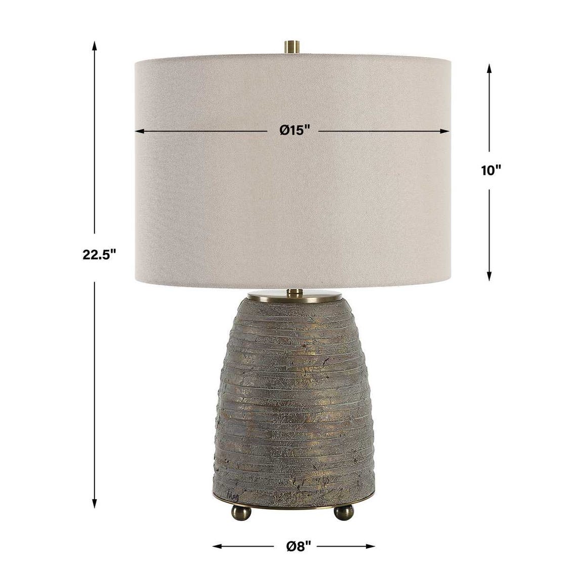 Uttermost Gorda Bronze Ceramic Table Lamp