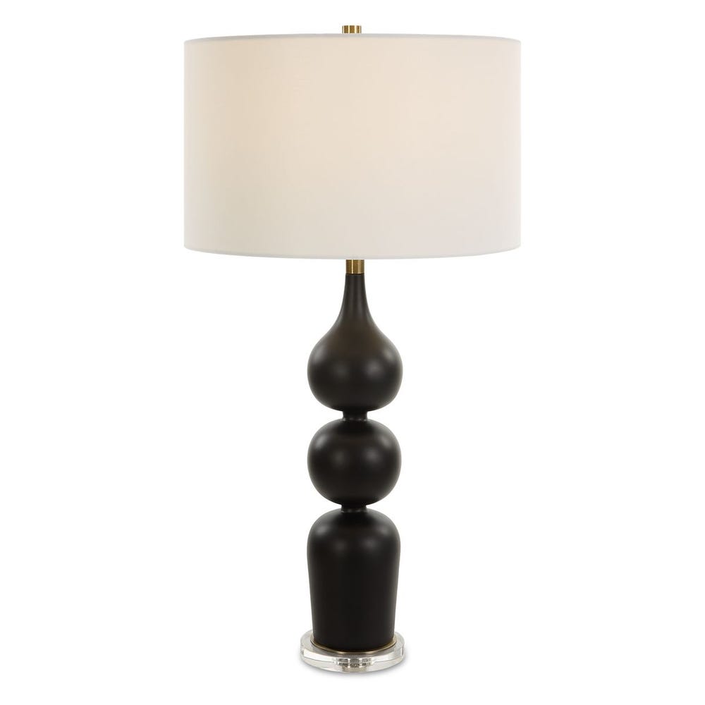 Uttermost Caviar Black Table Lamp