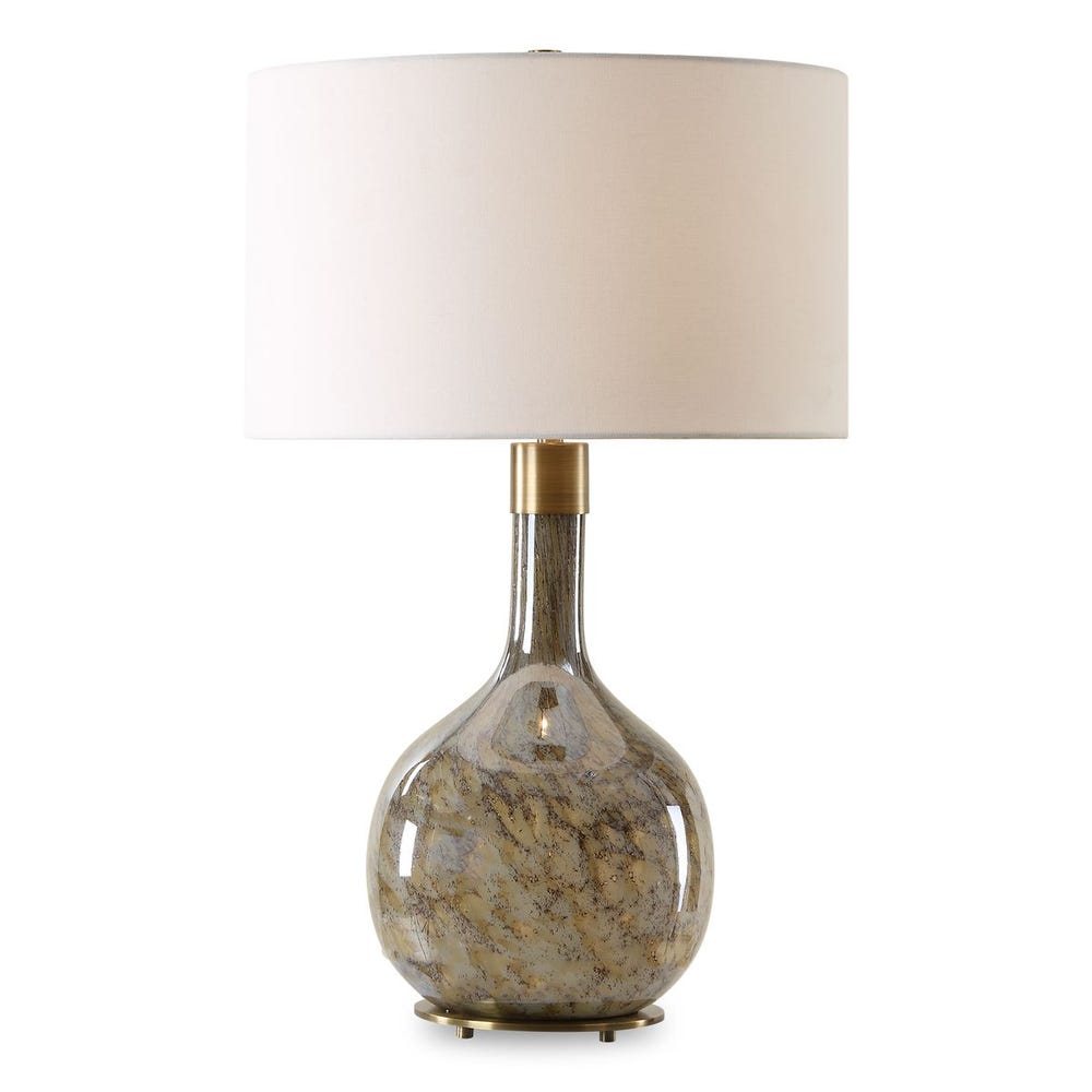 Uttermost Rhine Brown Glass Table Lamp
