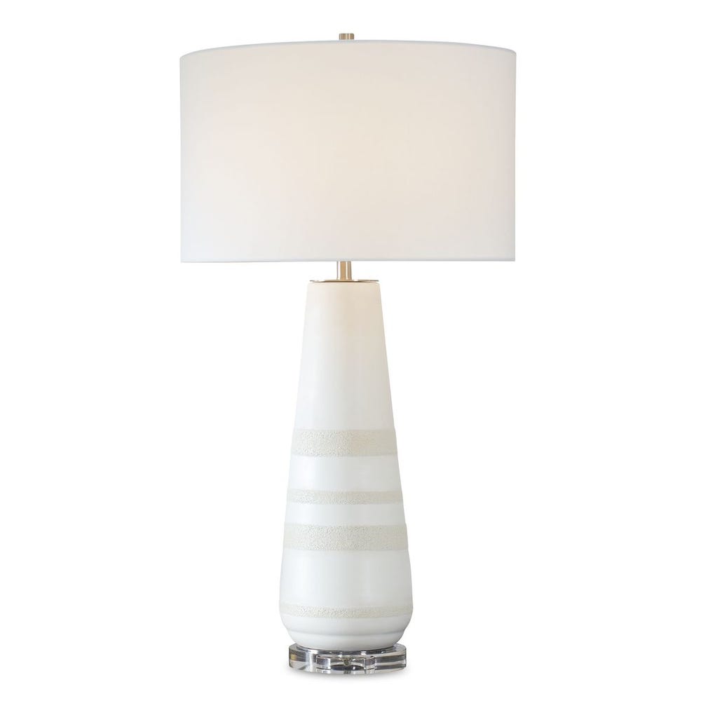 Uttermost Santino Crackled Ivory Table Lamp