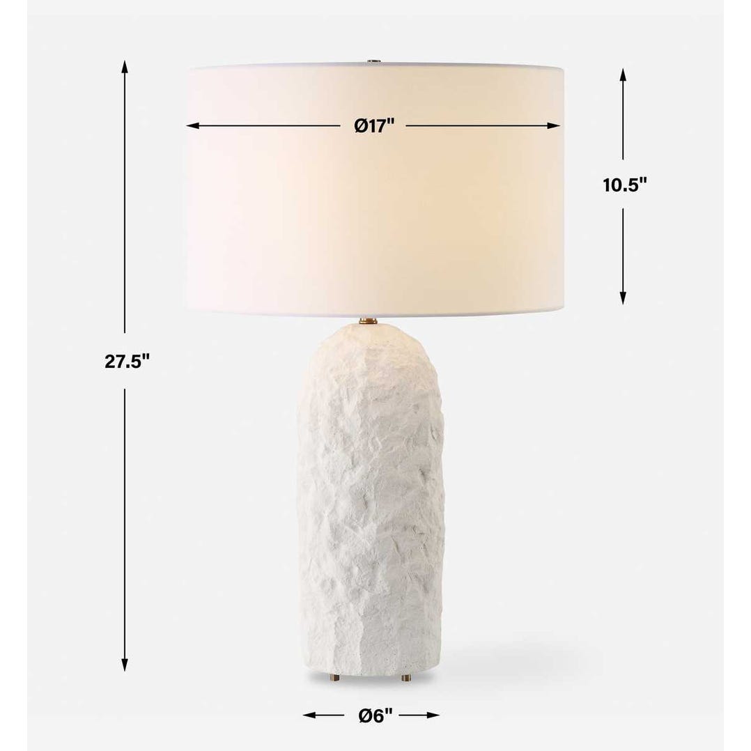 Uttermost Vieste White Table Lamp