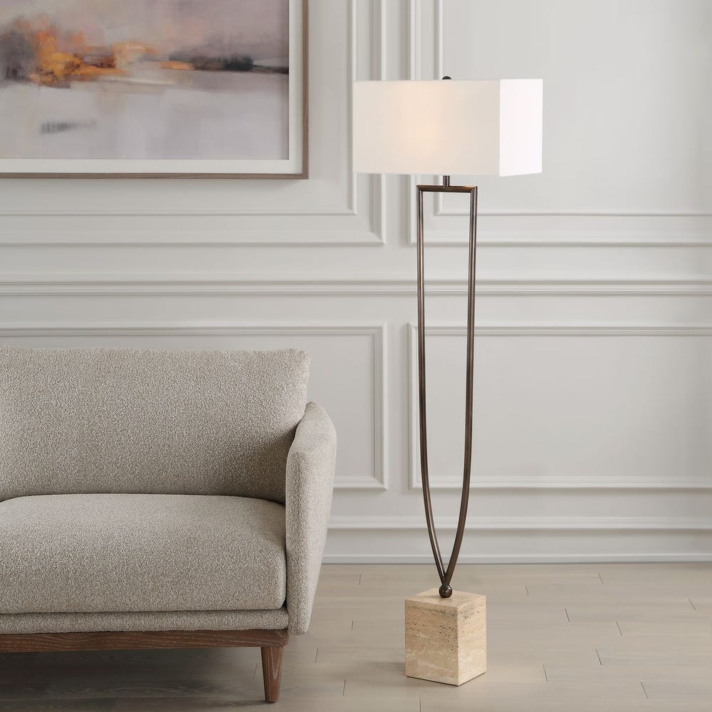 Uttermost Fork in The Road Floor Lamp