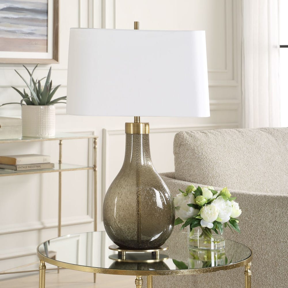 Uttermost Shyla Dark Glass Table Lamp