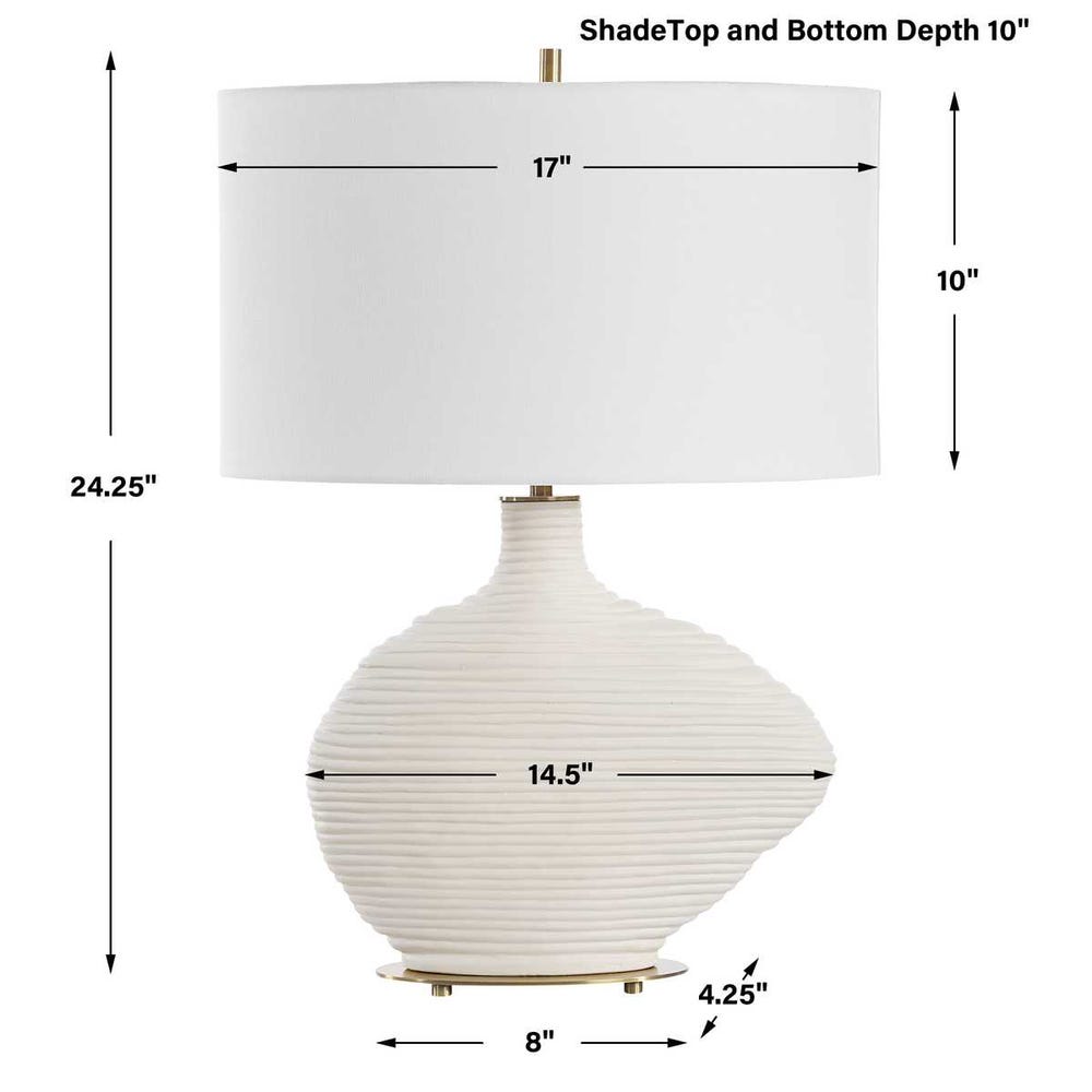 Uttermost Duostacked Ceramic Table Lamp
