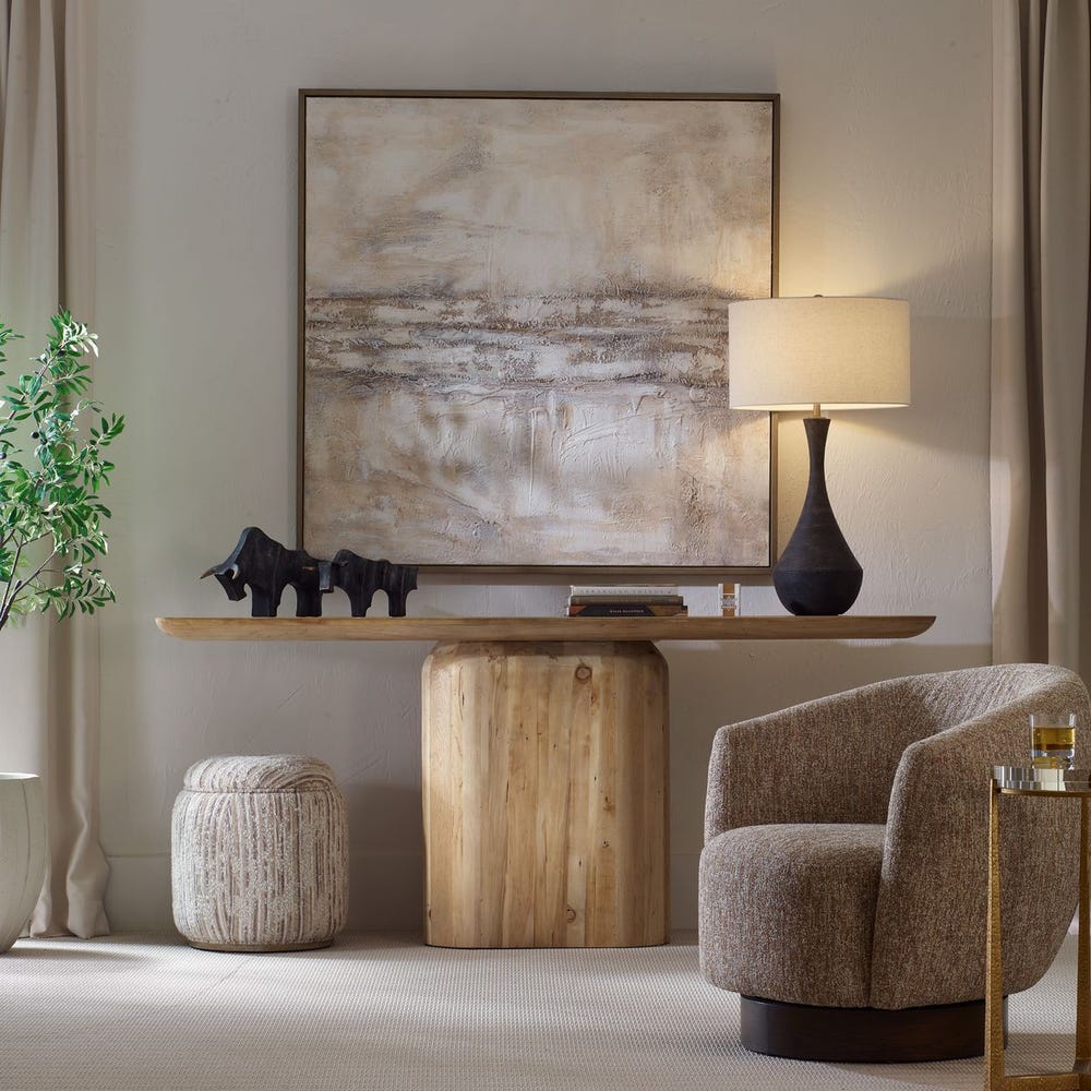 Uttermost Helston Dark Charcoal Table Lamp