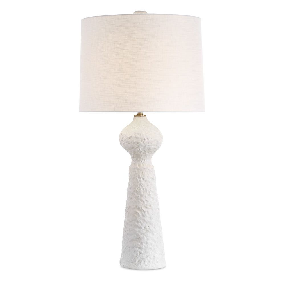 Uttermost Sonata Textured White Table Lamp