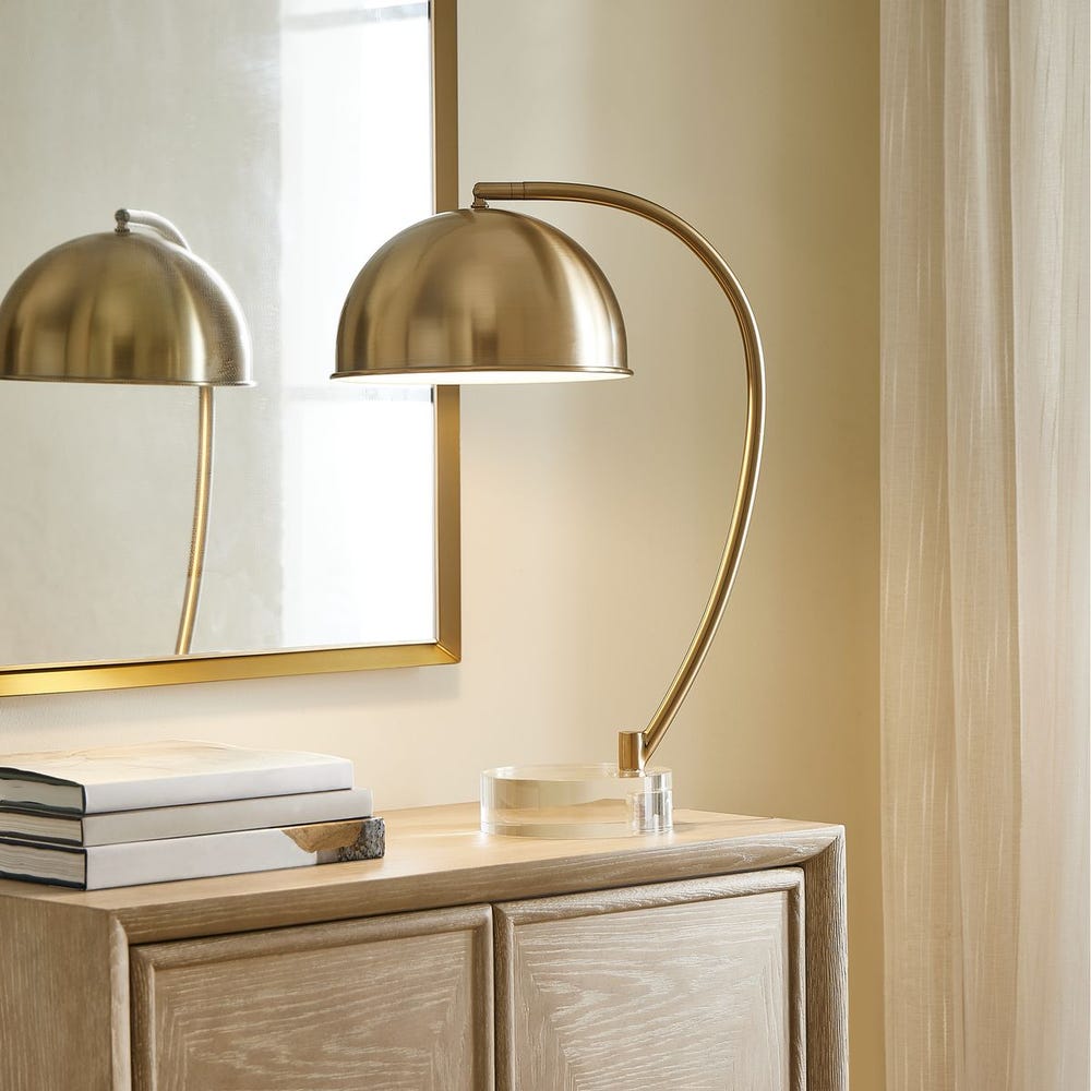 Uttermost Romani Brass Desk Lamp