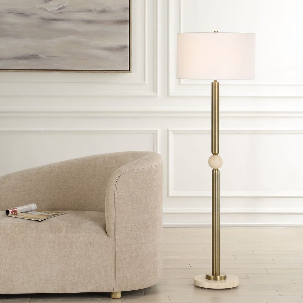 Uttermost Hudson Gold Floor Lamp