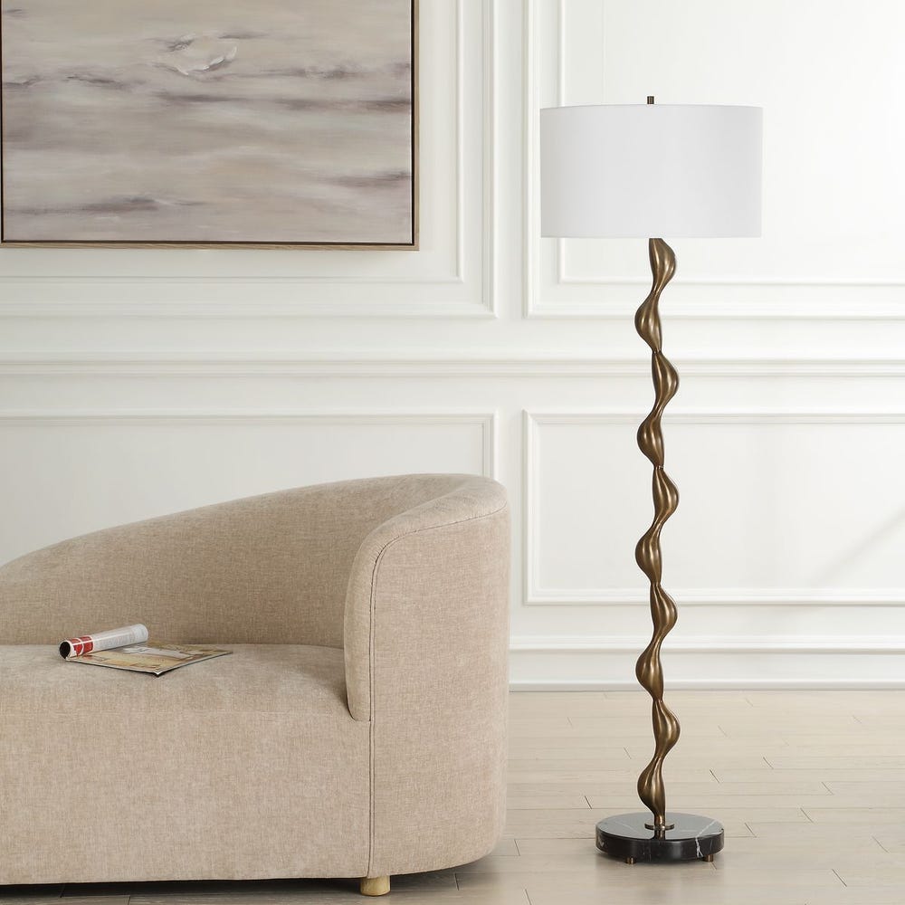 Uttermost Remolino Bronze Floor Lamp