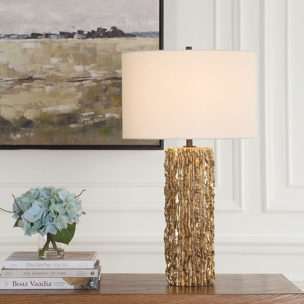 Uttermost Echo Golden Table Lamp