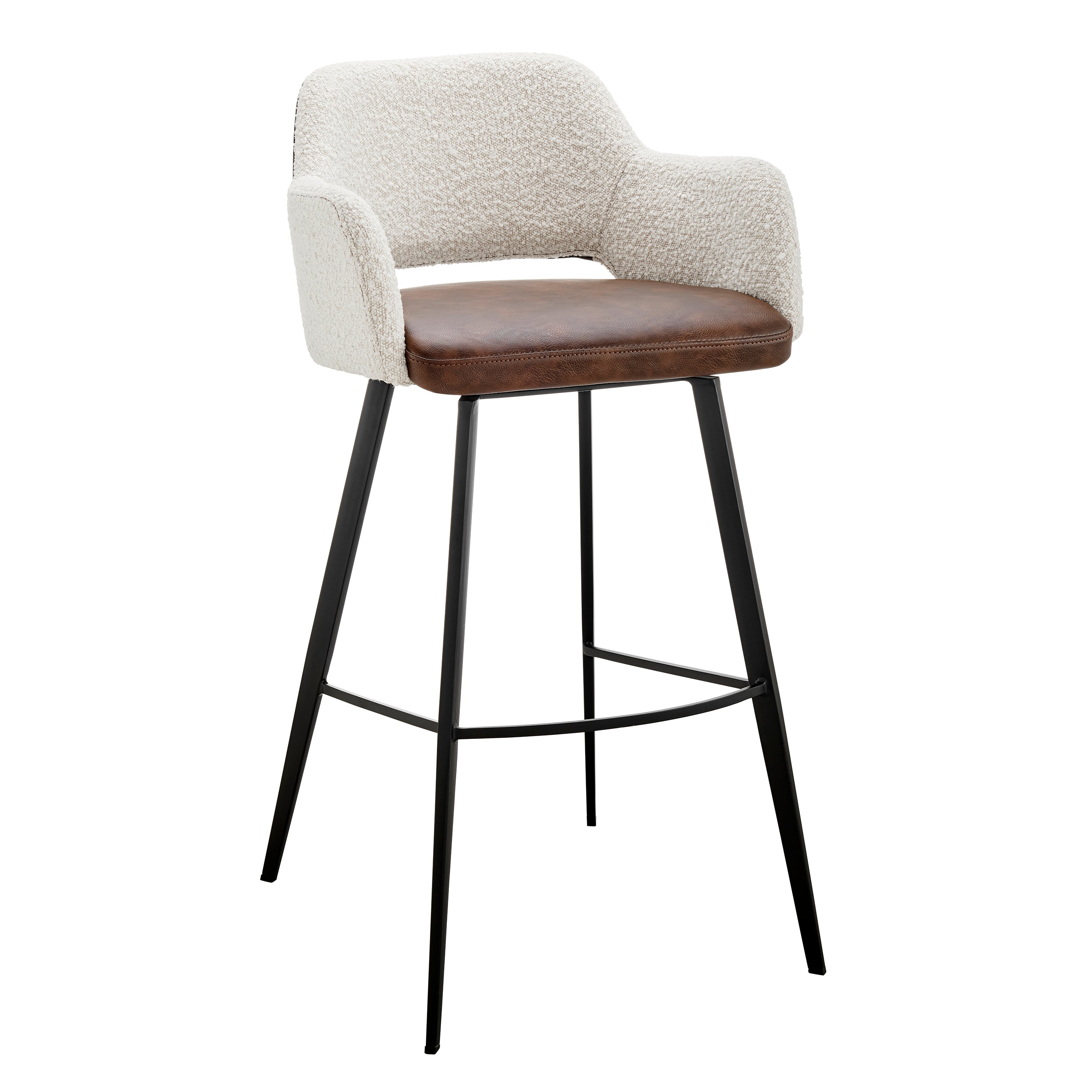 Desi Swivel Bar Stool Bar & Counter Stools Euro Style Ivory with Dark Brown , Black Friday Sale Euro Style Furniture Sale, Old Bones Co, Mid Century Furniture Sale, Four Hands Furniture, Black Friday Sale Desi Swivel Bar Stool,Gus Sale, Perigold Desi Swivel Bar Stool Bar & Counter Stools Black Friday Sale , Perigold Sale Desi Swivel Bar Stool,Desi Swivel Bar Stool Lulu and Georgia, Burke Decor Sale Desi Swivel Bar Stool, www.oldbonesco.com