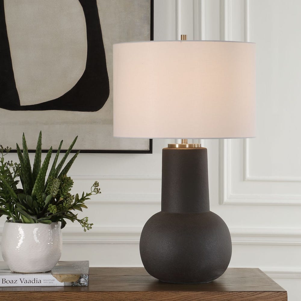 Uttermost Robson Rustic Bronze Table Lamp
