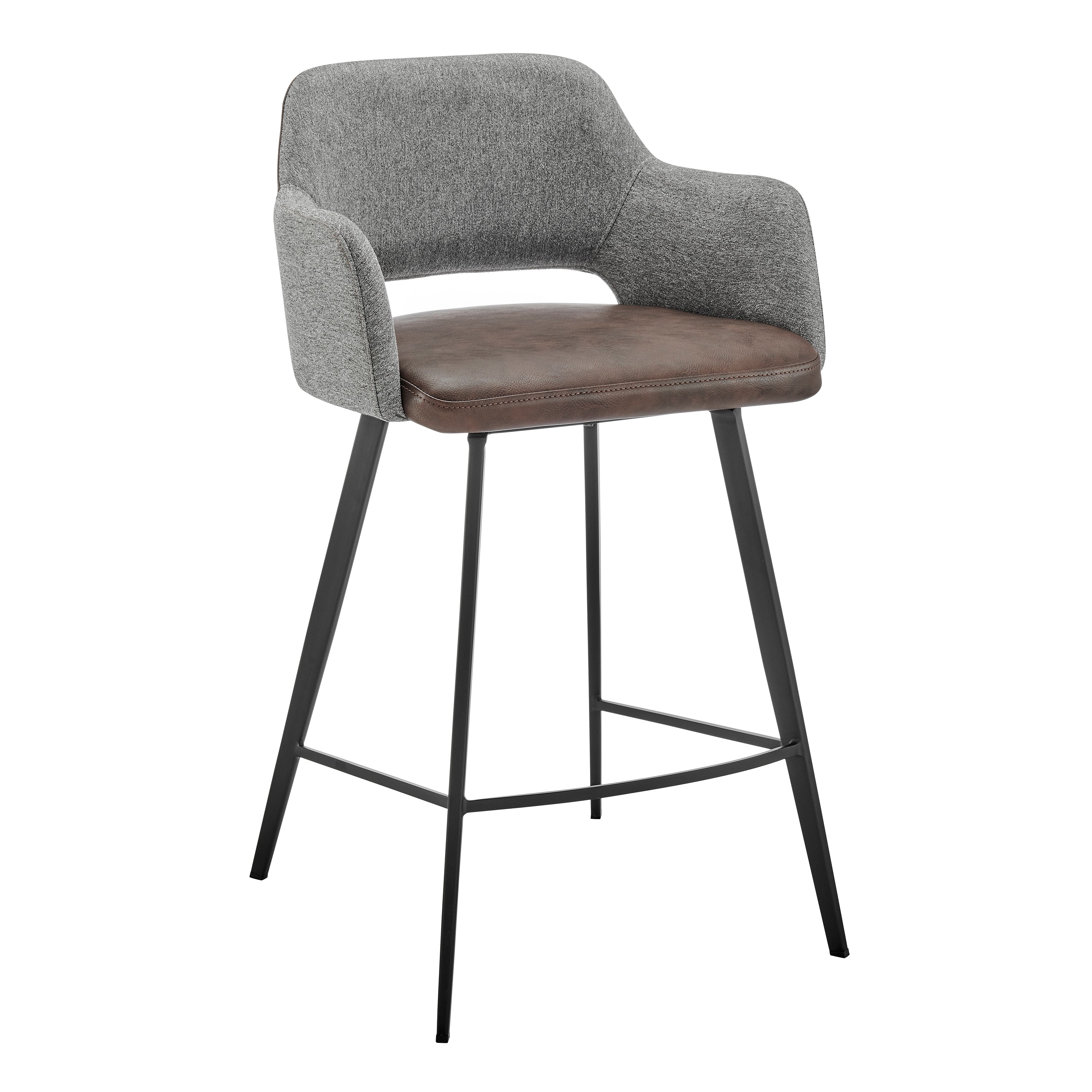 Desi Swivel Counter Stool Bar & Counter Stools Euro Style Gray with Dark Brown , Black Friday Sale Euro Style Furniture Sale, Old Bones Co, Mid Century Furniture Sale, Four Hands Furniture, Black Friday Sale Desi Swivel Counter Stool,Gus Sale, Perigold Desi Swivel Counter Stool Bar & Counter Stools Black Friday Sale , Perigold Sale Desi Swivel Counter Stool,Desi Swivel Counter Stool Lulu and Georgia, Burke Decor Sale Desi Swivel Counter Stool, www.oldbonesco.com