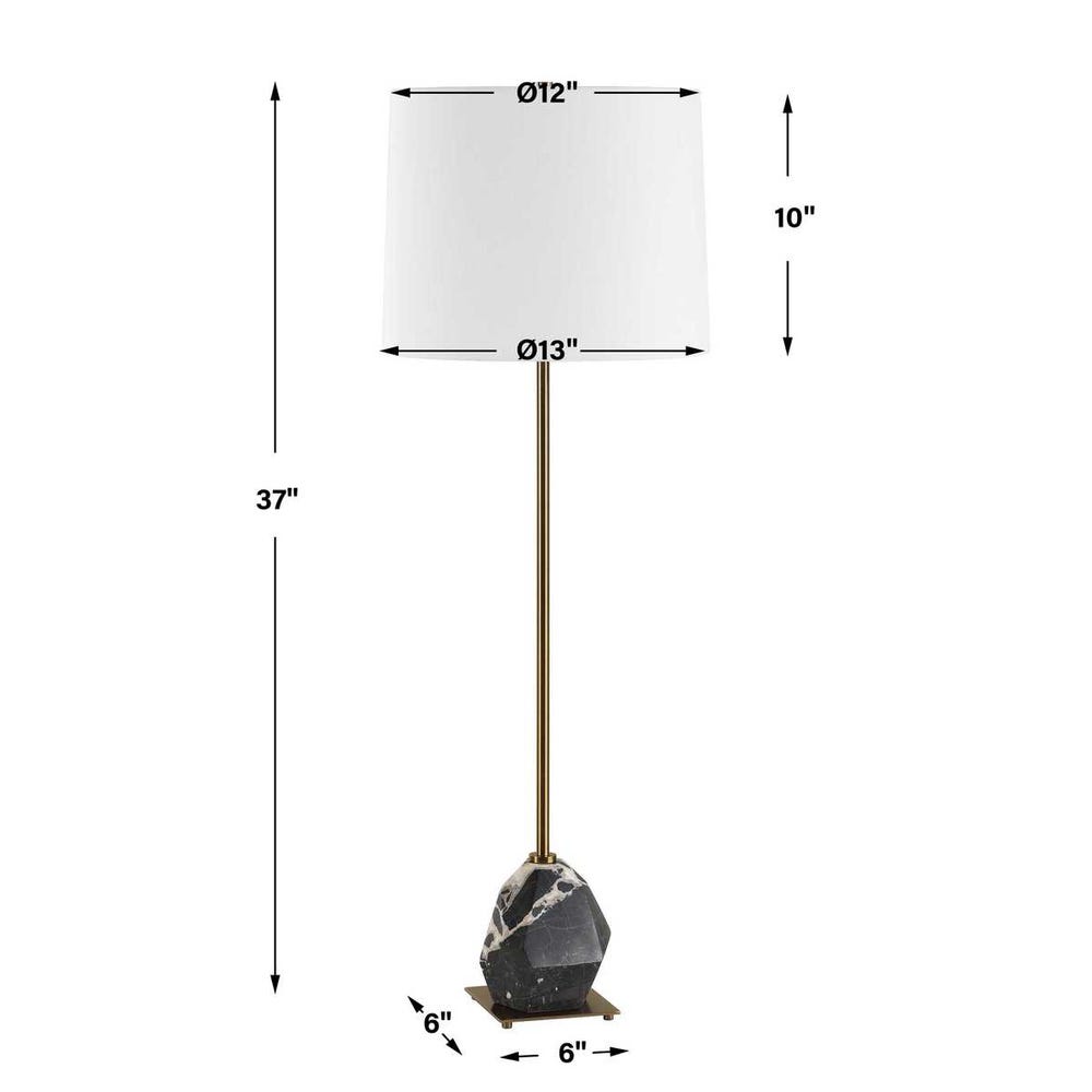 Uttermost Rowland Panda Marble Buffet Lamp