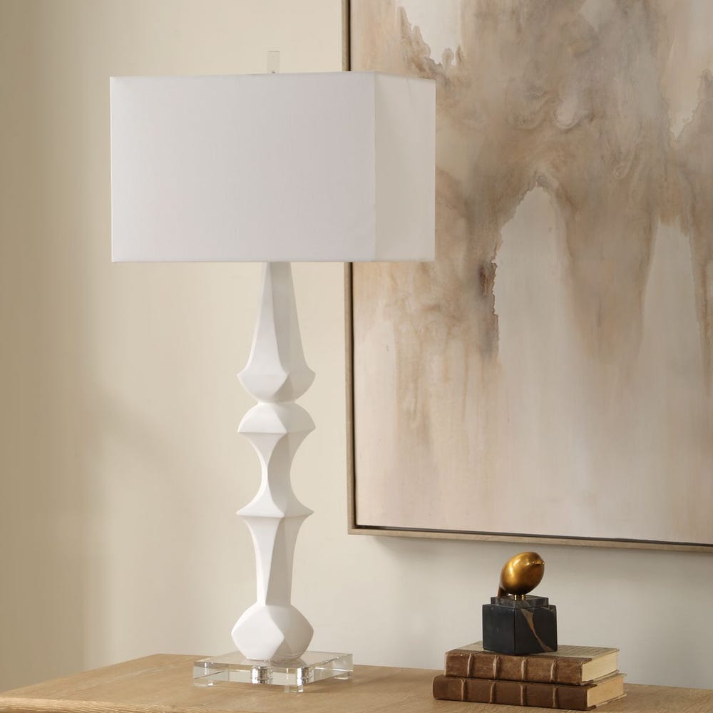 Uttermost Mayme White Table Lamp