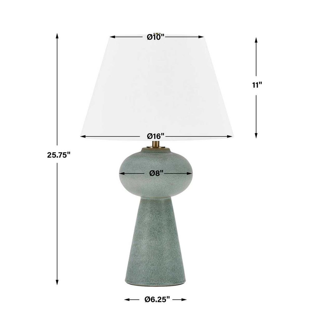 Uttermost Elwyn Light Blue Table Lamp