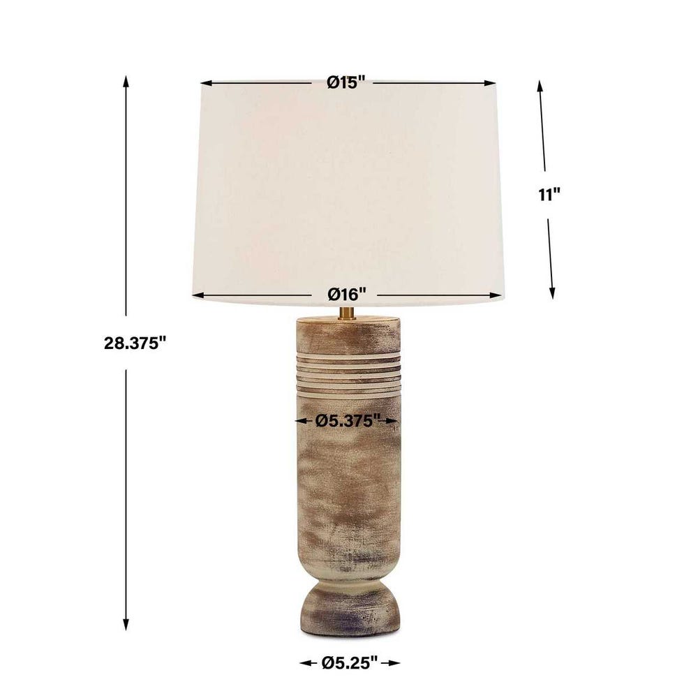 Uttermost Vale Beige Hues Table Lamp