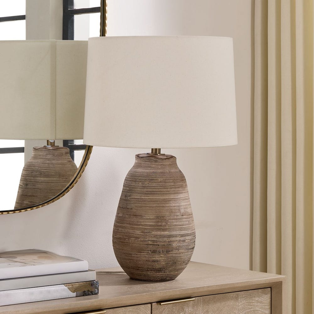 Uttermost Tonachio Etched Urn Table Lamp