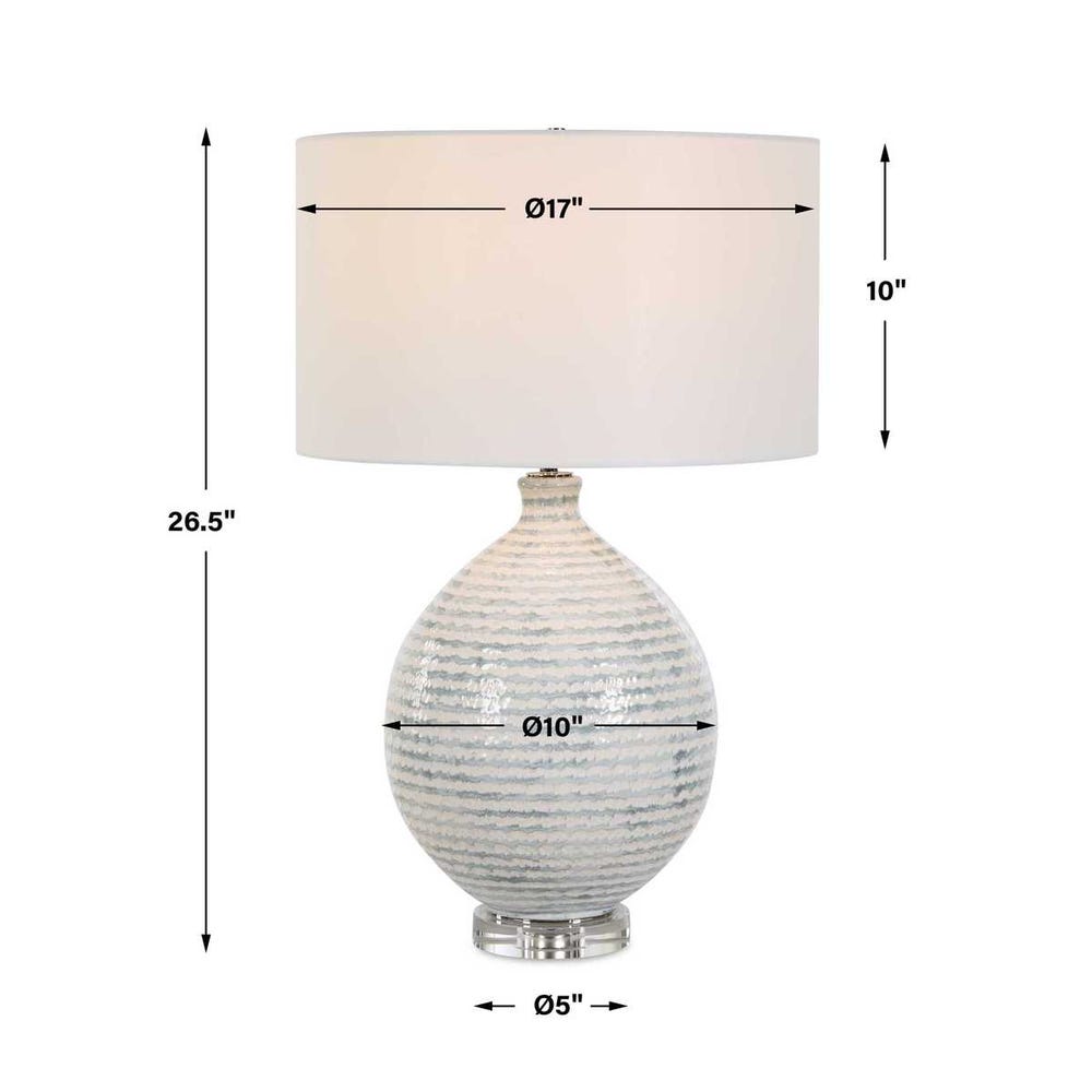 Uttermost Clary Horizontally Striped Table Lamp