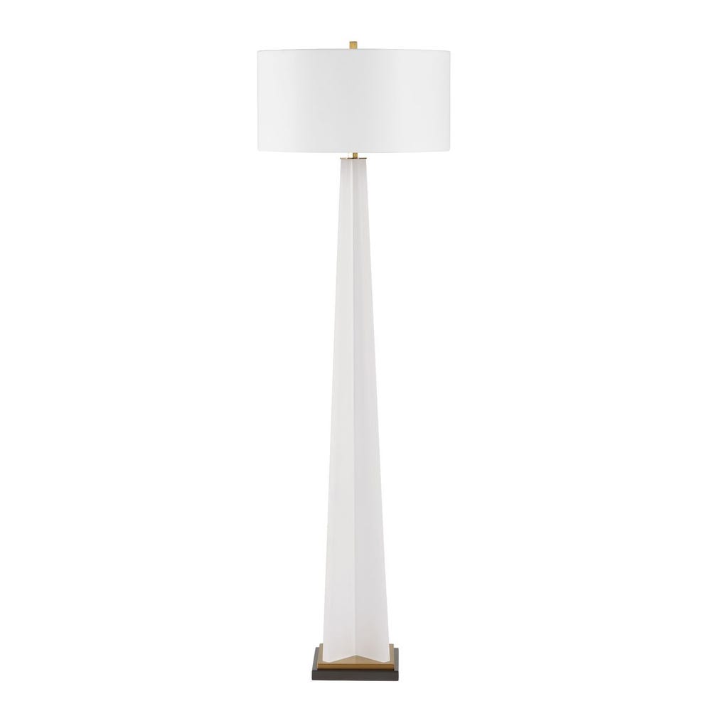 Uttermost Rosin White Floor Lamp