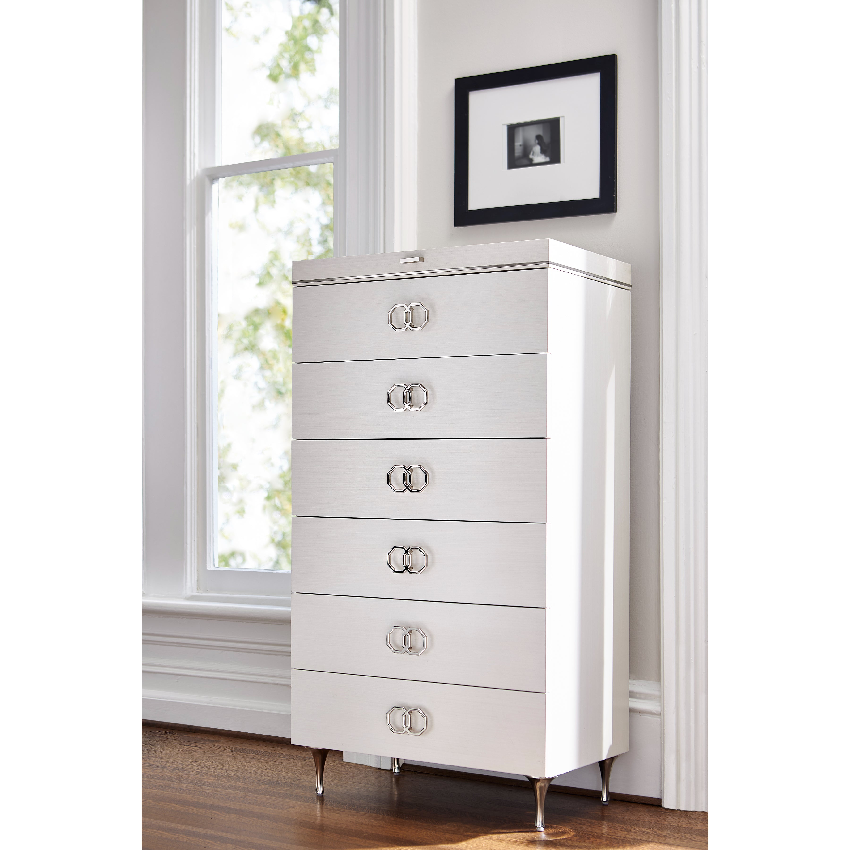 Silhouette Tall Drawer Chest by Bernhardt