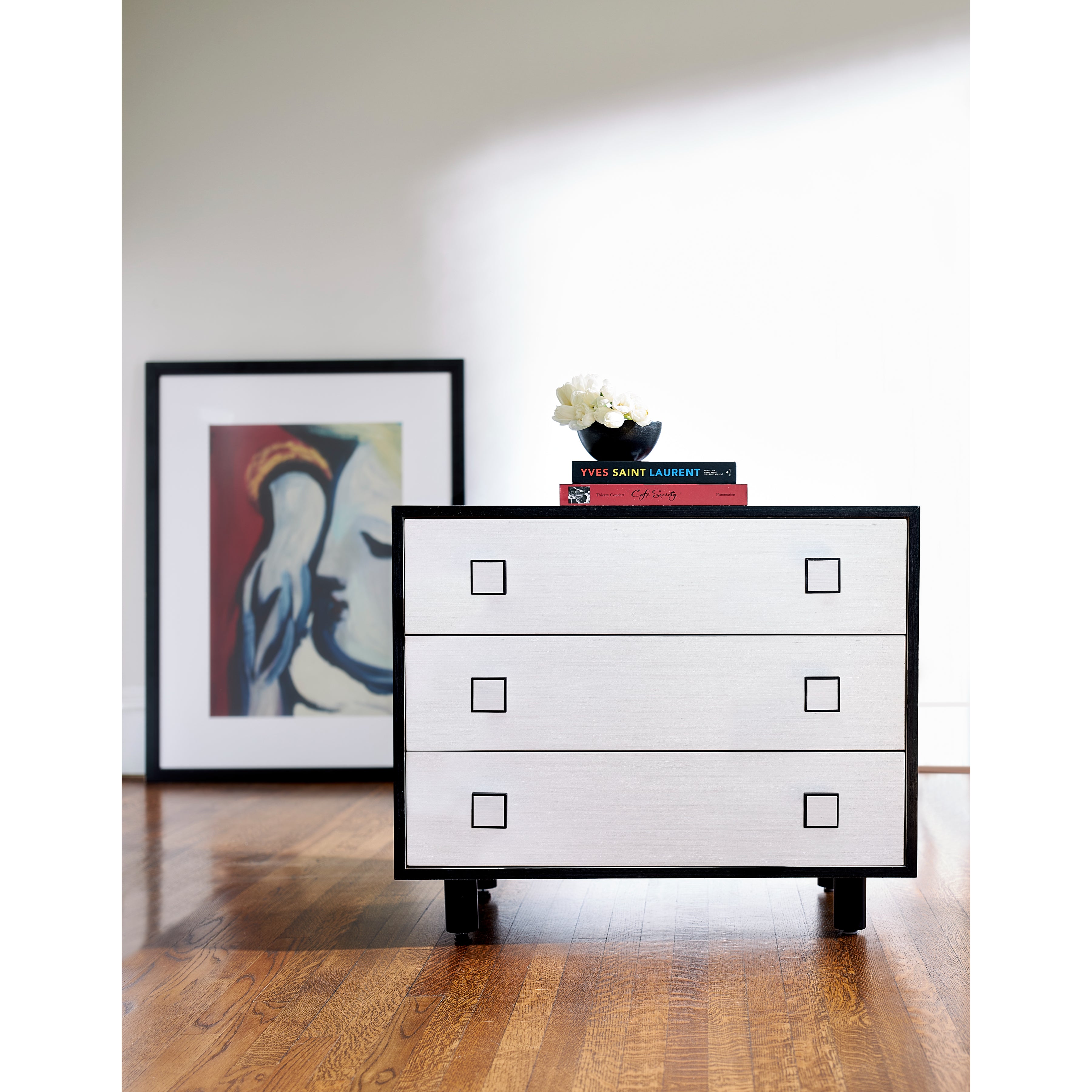 Silhouette 3-Drawer Nightstand by Bernhardt