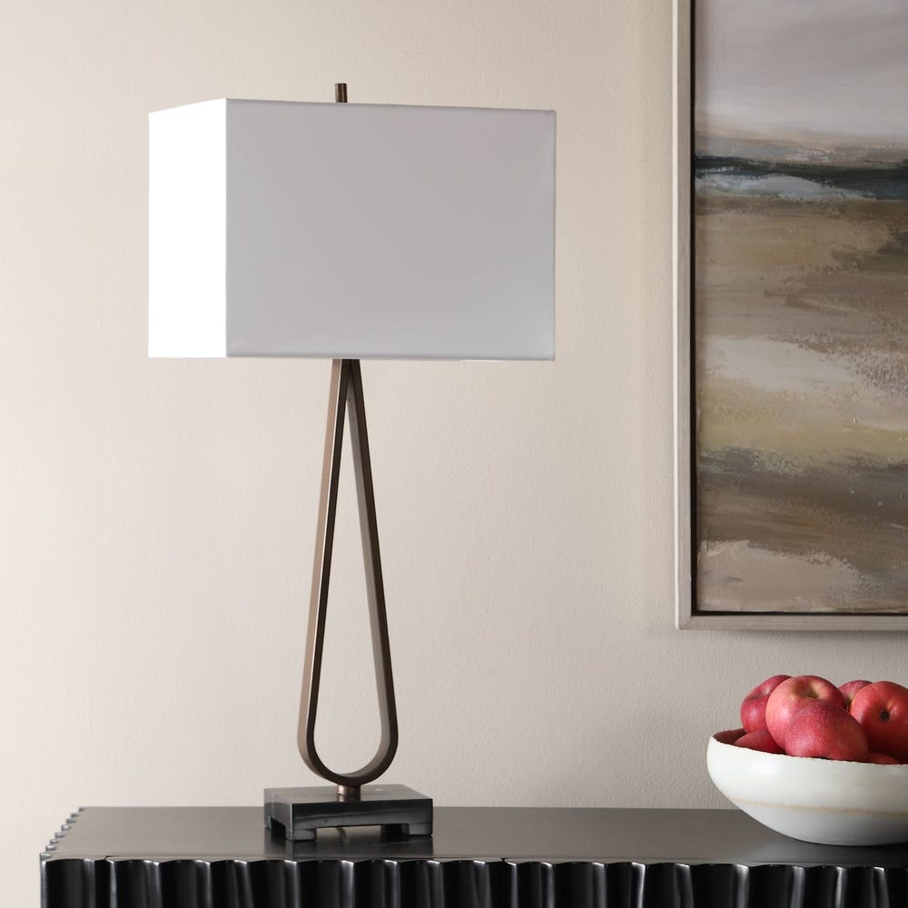 Uttermost Galloway Dark Bronze Table Lamp