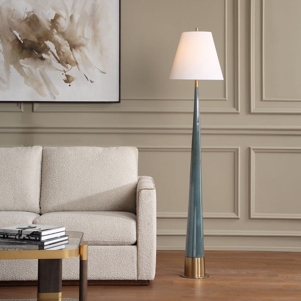 Uttermost Riccardi Blue Floor Lamp
