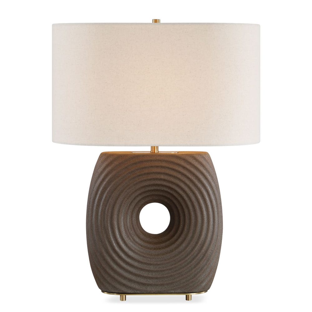Uttermost Geno Concentric Ribbed Table Lamp