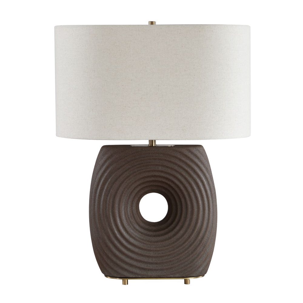 Uttermost Geno Concentric Ribbed Table Lamp