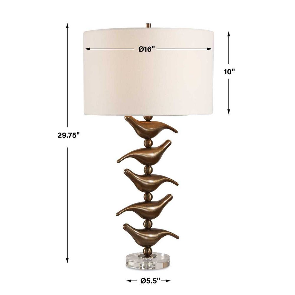 Uttermost Sing Song Bronze Table Lamp