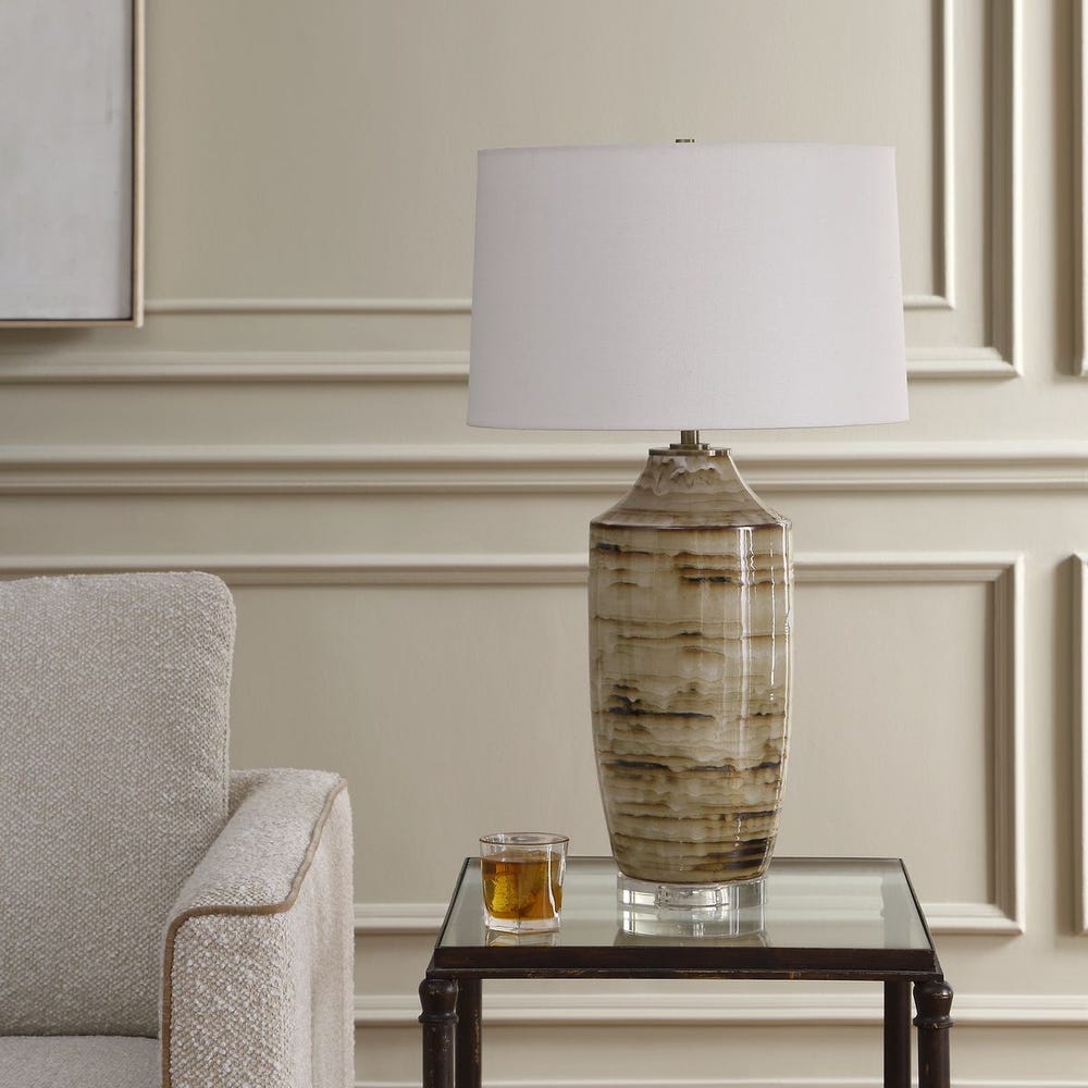 Uttermost Schneider Glazed Table Lamp