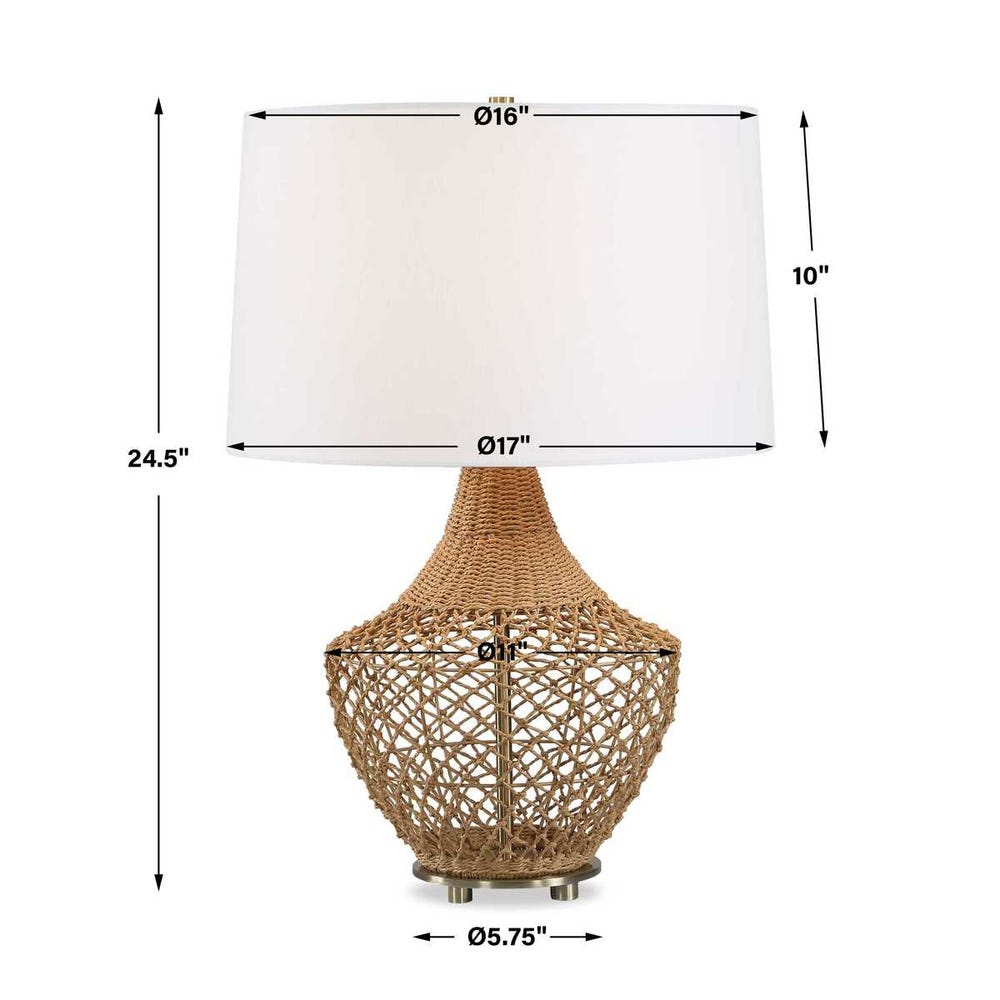 Uttermost Samori Rattan Table Lamp