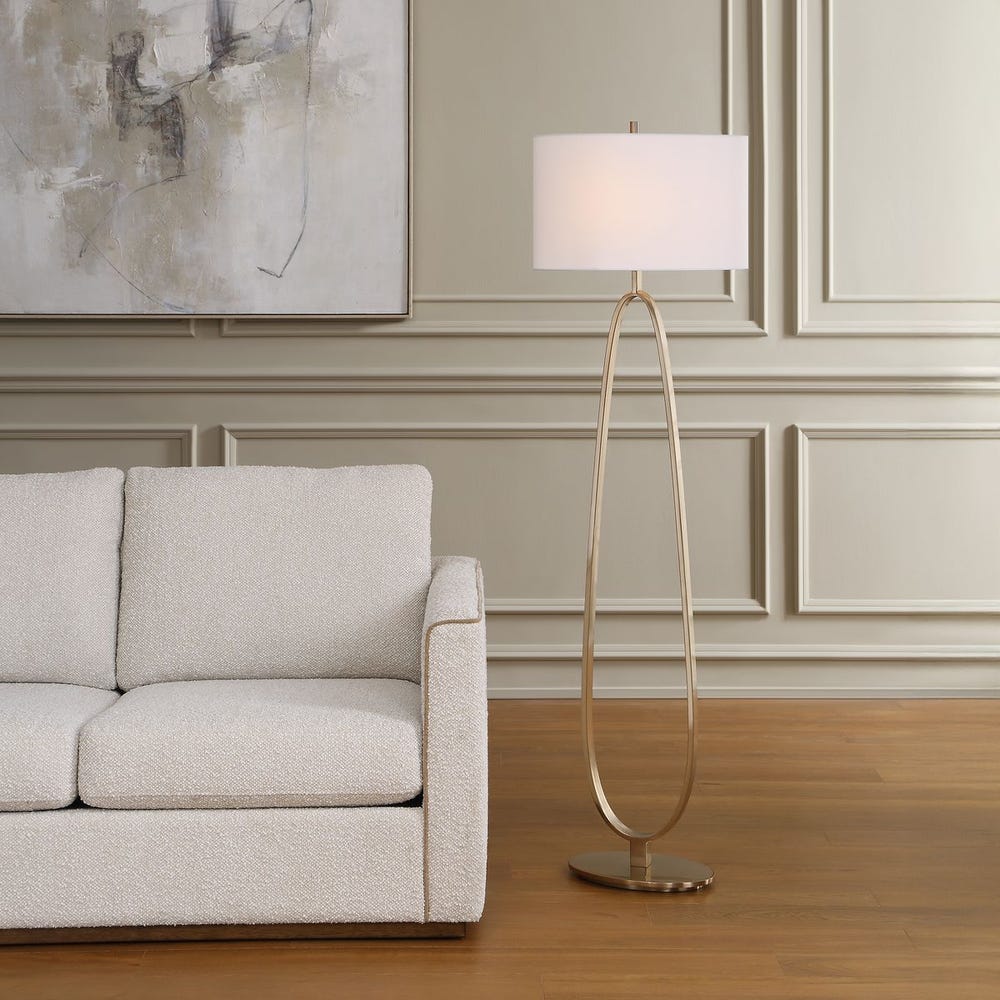 Uttermost Tordin Geometric Floor Lamp